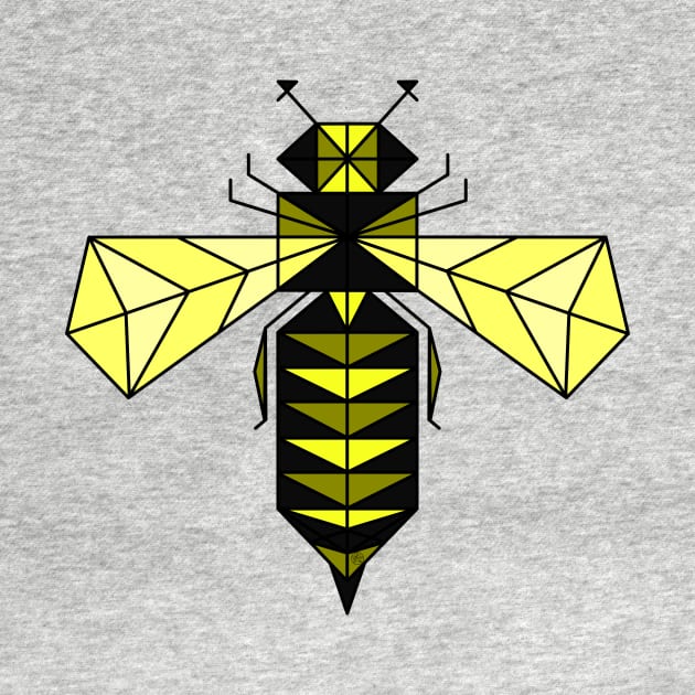 Bee - Geometric Abstract by fakelarry